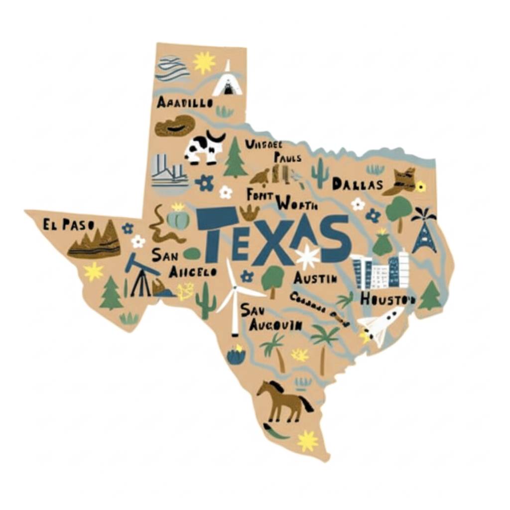 Texas Map